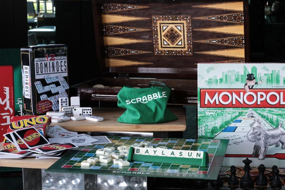 Bay La Sun Hotel And Marina - Emaar King Abdullah Economic City Exterior photo A selection of board games